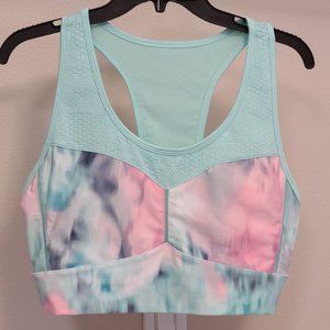 Nanette Lepore Pastel Tie Dye Sports Bra LARGE